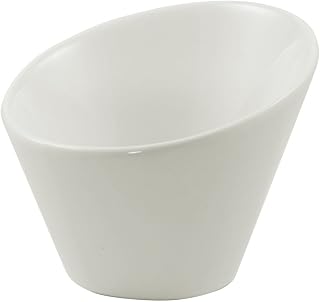 10 Strawberry Street Whittier 8.75"/ 2 Qt Tall Slant Bowl/Ice Bucket, Set of 2, White