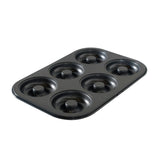 6 Cavity Donut Pan by Nordic Ware – 6 Cavity, 6.0 cups, Carbon Steel, Non-Stick, Model 30042M