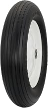 Marathon 4.80/4.00-8" Flat Free Tire on Wheel, 3" Hub, 5/8" Bearings, Ribbed Tread