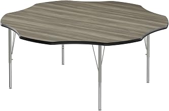 Correll Activity Tables with New England Driftwood Finish A60-FLR-52-14-09