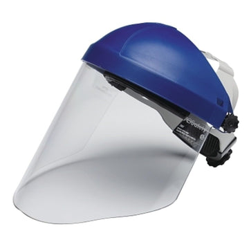 Ratchet Headgear W/Faceshield by 3M – 14.25"W x 9"H, Polycarbonate (PC), Clear, Model 7000127244
