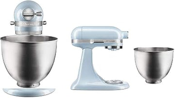 KitchenAid RKSM33XXSH Artisan Mini 3.5 Quart Tilt-Head Stand Mixer, Qt, Sea Shimmer (Renewed)