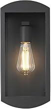 Elegant Lighting Miles 6" Outdoor Wall Sconce in Black