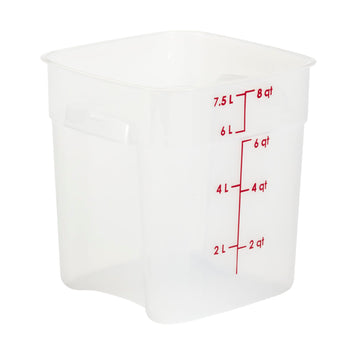 FreshPro Translucent Food Container 8QT by Cambro – 8QT, Pack of 1, Translucent, Model 8SFSPROPP190