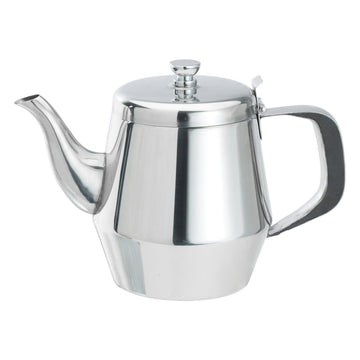 28 oz Silver Gooseneck Stainless Steel Teapot by Winco – 28 oz, 28.0 fluid_ounces, Stainless Steel, Silver, Model JB2928