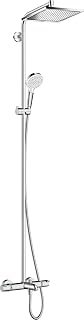 hansgrohe Crometta E Showerpipe 240 1jet with thermostatic bath mixer