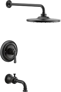 Moen UTS344303EPBL Colinet M-CORE 3-Series 1-Handle Eco-Performance Tub and Shower Trim Kit, Valve Required, Matte Black