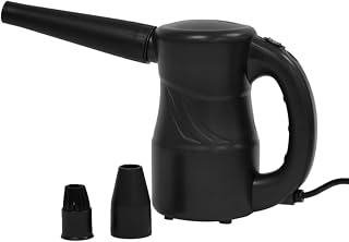 XPOWER A-2S Cyber Duster - Plug-in Electric, Multipurpose Duster and Air Blower with 2 Speed Settings of 39000/28000 RPM and 10-Foot Power Cord (Black)