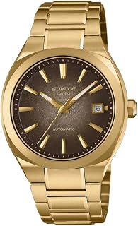 Casio Edifice EFK200DG-5A Motorsports Electroform Carbon Brown Dial Automatic Gold-Tone