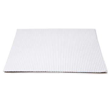 Single Face Corrugated Cardboard Pizza Pad White by Paper Supply – 14", Corrugated Cardboard, White, Model 14X14 PIZZA PAD