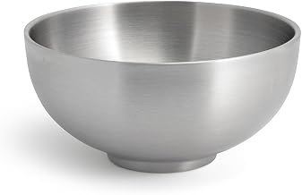 Front of the House DBO167BSS22 3 SS Harmony Bowl, Diameter 7", 7" L x 7" W x 3.25" H, 36 oz. (Pack of 6)