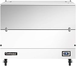 MC4-SCW Single Access Milk Cooler 49" W, Cold Wall Cooling & White Finished Steel Exterior
