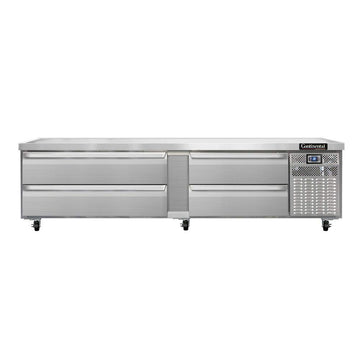 DL96G Refrigerated Base Griddle Stand by Continental Refrigerator – Stainless-Steel