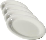 Carlisle FoodService Products Sierrus Oval Platter, Heavy Duty Melamine Tray for Serving, 12" x 9", 1 Count, Bone (Pack of 4)