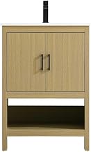 Elegant Kitchen and Bath Ira 24" Single Bathroom Vanity in Honey Brown