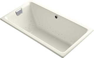 Kohler Tea-for-two 66-in Heated Bubblemassage Air Bath