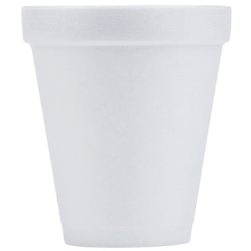 DRC6J6 - Drink Foam Cups by DART – 6 Ounces, 6.0 fluid_ounces, Foam, White, Model 44056