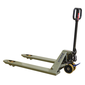 Quick Lift Pallet Truck by Wesco – Polyurethane (PU), Gray, Model 272861