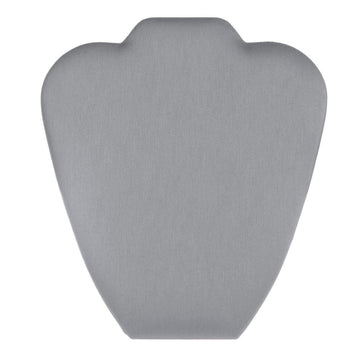 Necklace Display Easel Steel Gray Leatherette 8 5/8" H by Retail Resource – Model 075-6704R-SG