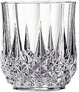 Cristal D'Arques Longchamps Crystal Double Old Fashion Glass, Set of 4