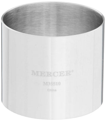 Steel Ring Mold Chef by Mercer Culinary – 2" x 1.75", 5.5 ounces, Stainless Steel, Stainless, Model M35510
