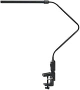 Alera ALE LED Desk Lamp With Interchangeable Base Or Clamp, 21 3/4" High, Black