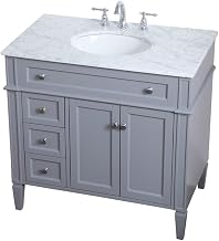36 Inch Single Bathroom Vanity in Grey, 714671