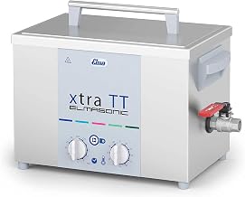 Elmasonic Xtra TT30H Heavy Duty Ultrasonic Cleaner, with Heater, Timer, Drain, 0.75 Gal.