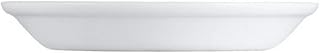 CAC China EVT-28 Elegant Everest 22 oz Fully Glazed Porcelain Round Salad Bowl, 7-1/2" Diameter by 1-1/4", Bone White (Box of 36)