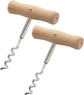 Westmark 2 Corkscrews Spiral with Soul Length 10.4 cm Woody Light Brown/Silver 101222E3