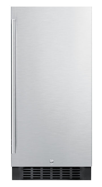 Summit 15” Refrigerator by Summit Appliance – 15", 3.0 cubic_feet, Stainless-Steel, Stainless Steel, Model SPR316OS