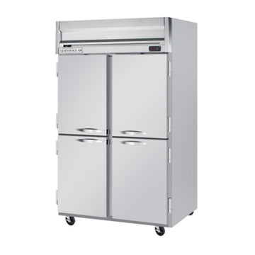 Beverage-Air Horizon Series Two Section Solid Half Door Reach-In Freezer 49 cu.ft. Capacity Stainless Steel Front and Sides Aluminum by Beverage Air – Model HFP2-1HS