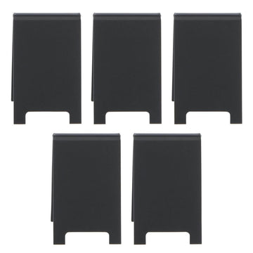 A-Frame Sign Easel Black Plastic - 2" L x 3 1/2" H by HUBERT – Plastic, Black, Pack of 5, Model TBD-1