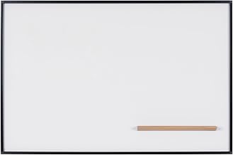MasterVision New Generation A9 White Board, 36" x 24" Dry Erase Board, Magnetic Whiteboard for Home, Office or Classroom, Black Frame