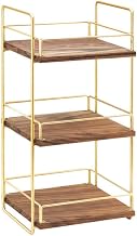 Cal-Mil 3704-3-46 Mid-Century Merchandiser, 26" Height, 13" Width, 12" Length, Brass