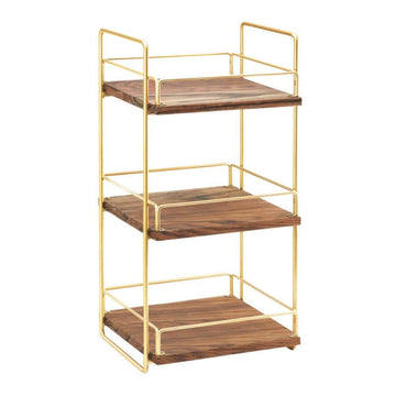 Mid-Century Merchandiser by CAL-MIL – Brass, Model 3704-3-46