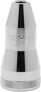 Lincoln Electric KP4120-1-38S Magnum PRO Gas Nozzle (Thread on) Stick Out Water Cooled .375" (9.5 mm), 25 Pack