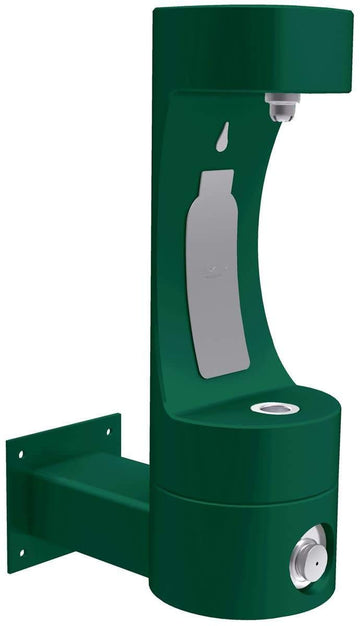 Wall Mount Bottle Filler by Elkay – Alloy Steel, Evergreen, Model LK4405BFEVG