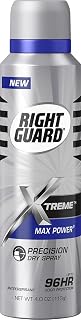 Right Guard Antiperspirant Dry Spray Deodorant, Max Power, 4 Ounce