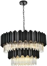 Willow 12 Light Chandelier Black