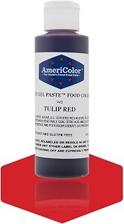 AmeriColor Soft Gel Paste Food Color, 4.5-Ounce, Tulip Red