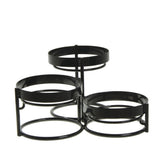 3-Tiered Buffet Server for Bowls in Black by HUBERT – Model 53249