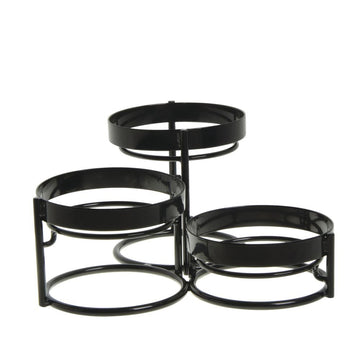 3-Tiered Buffet Server for Bowls in Black by HUBERT – Model 53249