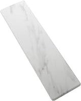 Rectangular Serving Board - 32" x 8 3/4", Melamine, White Marble
