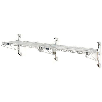 Poly-Green Wall Mount Wire Shelving by Nexel – 1, Alloy Steel, Green