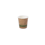 Plant-Based Compostable 4oz Brown Kraft Hot Cup by Vegware – 4oz, 4 ounces, Paperboard & PLA, Kraft, Pack of 1000