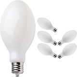 Satco S13192 45W LED HID Replacement Bulb, 5000K Daylight, 7500 Lumens, EX39 Mogul Extended Base, White Finish, 80+ CRI, Non-Dimmablefor Industrial and Commercial Fixtures (6 Pack)
