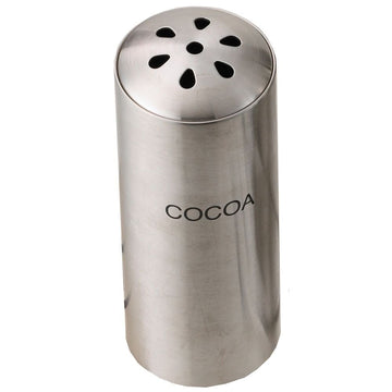 S/S Tear Drop Coca Imprinted Shaker by Service Ideas – Silver, Model STCTEARCOCOA