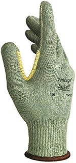 Ansell Vantage 70-761 Kevlar/Cotton Glove, Cut Resistant, Knit Wrist Cuff, XX-Large (Pack of 12)