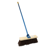 Broom with Poly Bristle Head for Shop or Home Clean Up by King of Spades – Plastic